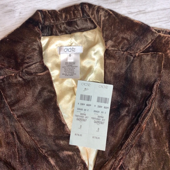 Cache Olive Jacket Size 0 NWT - Picture 2 of 4